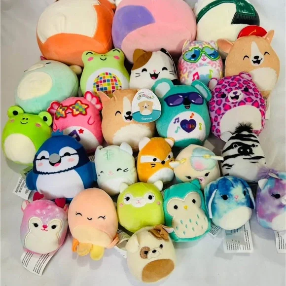 Squishmallows Plush Variety Pack - Bright Orange, Pink, Green, Blue, Purple - Picture 5 of 8